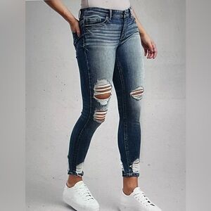 Buckle BKE Exclusive Women’s 28x27 Payton Ankle MidRise Skinny Stretch Jeans